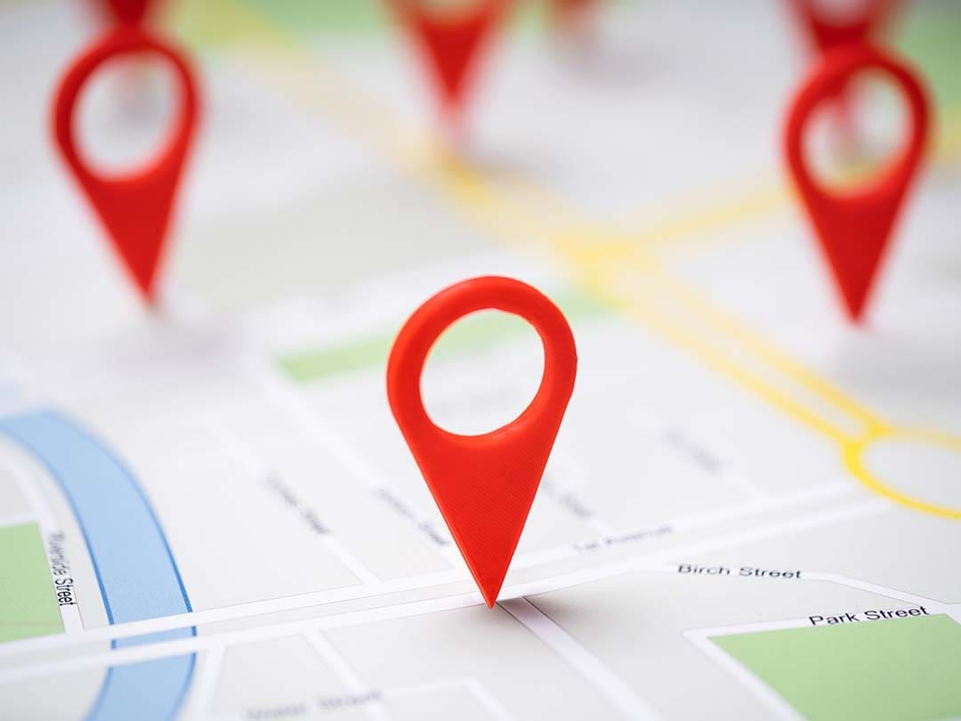 map location
