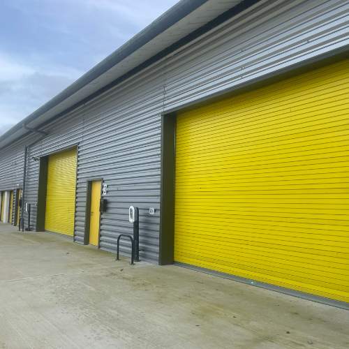Industrial unit roller door